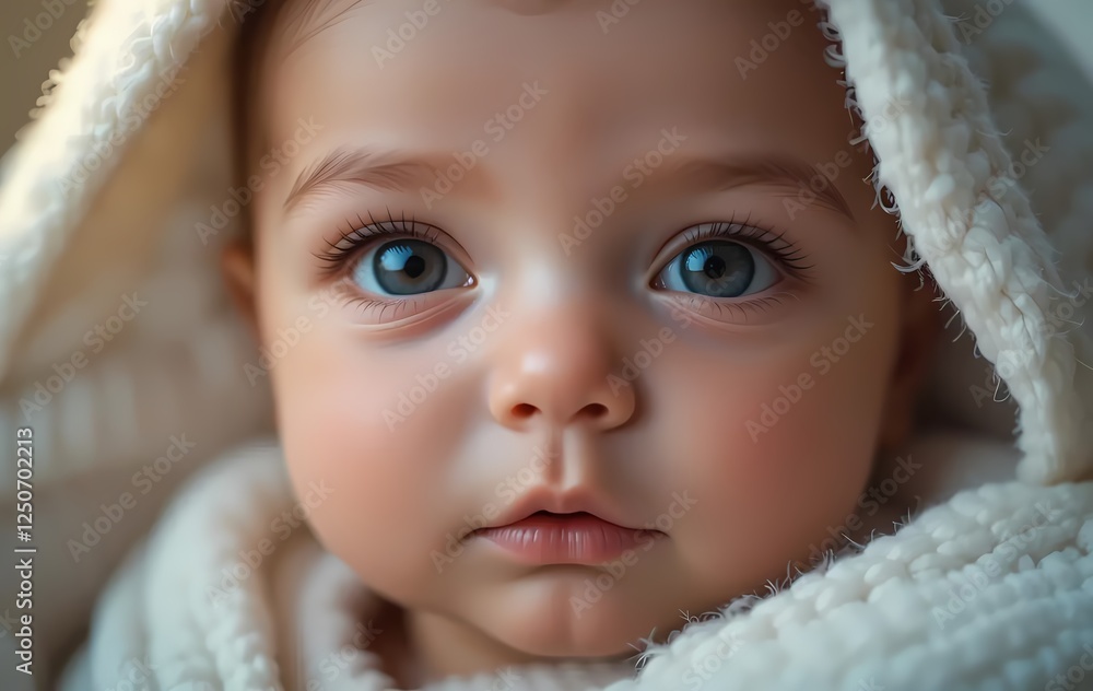 A precious baby's captivating gaze. Pure innocence and beauty. A precious baby's captivating gaze. Pure innocence and beauty.