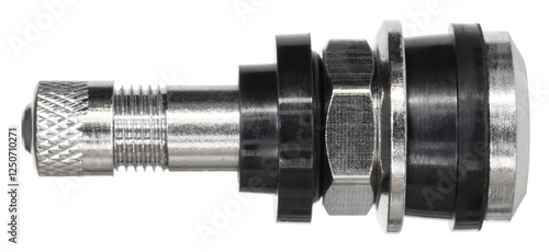 Obraz na płótnie Cap on an isolated metal valve stem w salonie