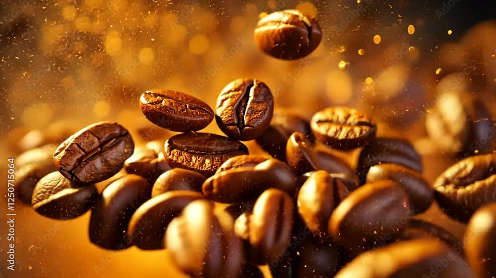 A closeup of coffee beans showcases their rich texture and aromatic potential when brewed, appealing to baristas and enthusiasts with their diverse flavor profile that excites the senses A closeup of coffee beans showcases their rich texture and aromatic potential when brewed, appealing to baristas and enthusiasts with their diverse flavor profile that excites the senses