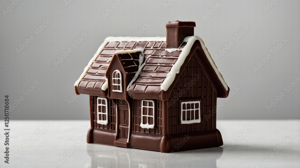 Chocolate House Figurine,Sweet Treat,Holiday Dessert Chocolate House Figurine,Sweet Treat,Holiday Dessert
