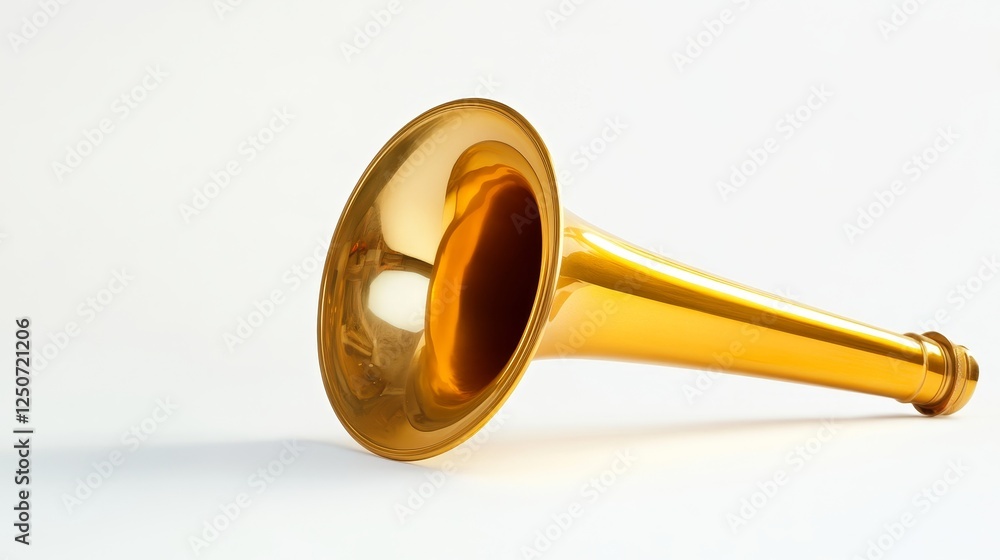 Party horn isolated on white background Party horn isolated on white background