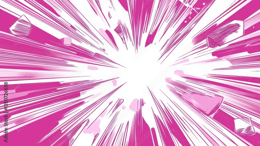 Obraz premium Dynamic Visual Explosion: A Striking Graphic Design