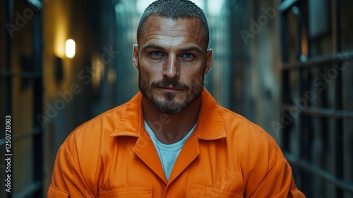 Prisoner in Orange Jumpsuit