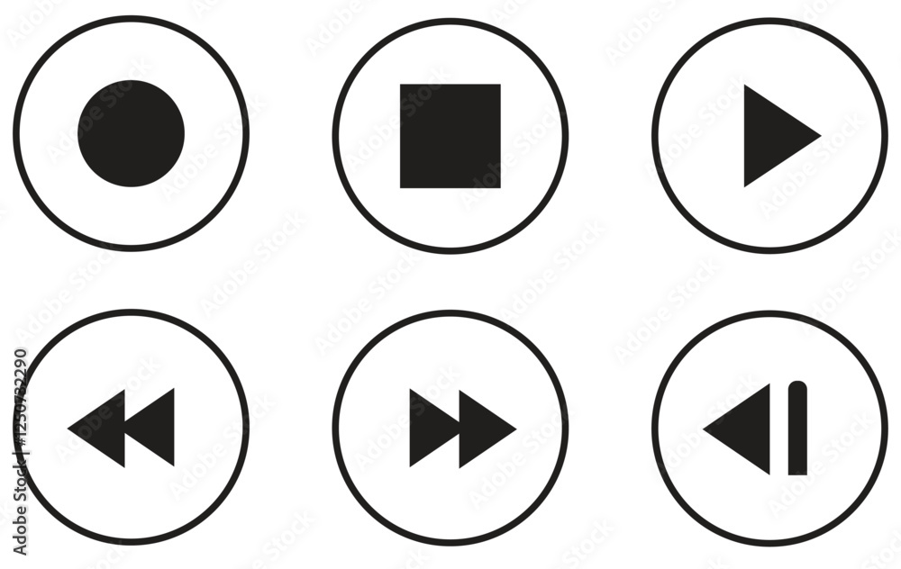 Video icon set. Containing camera, play, pause, media, online video, live, production, player, movie and cinema icons. Solid icon collection. Video icon set. Containing camera, play, pause, media, online video, live, production, player, movie and cinema icons. Solid icon collection.