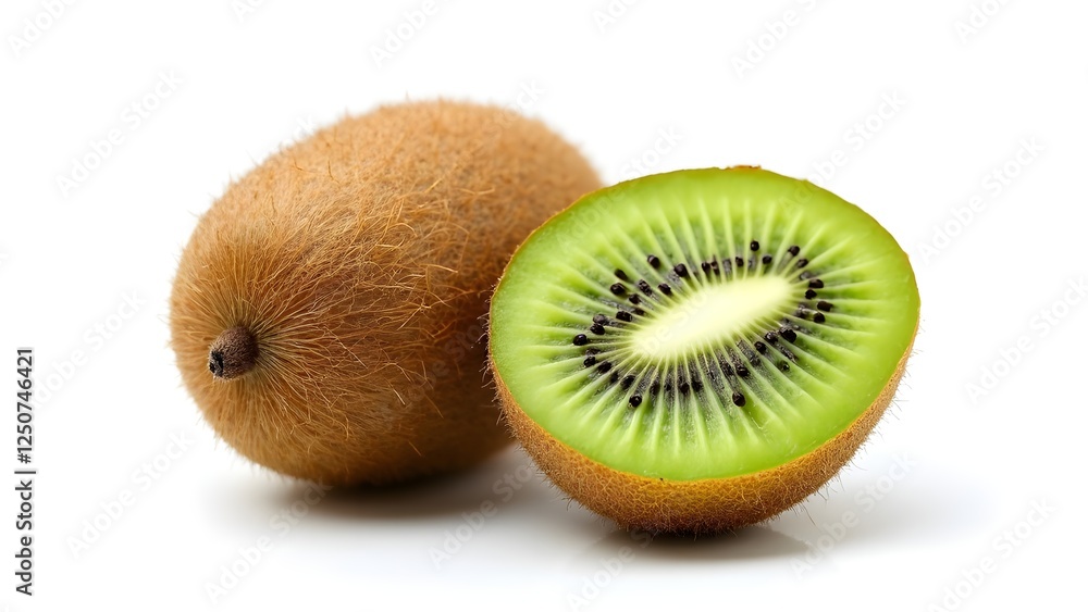 Fototapeta premium Delicious kiwi fruit in half