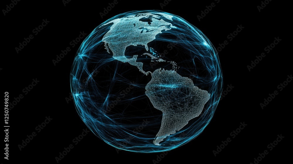 Global Network Connectivity Representation with Digital Earth Visuals Global Network Connectivity Representation with Digital Earth Visuals