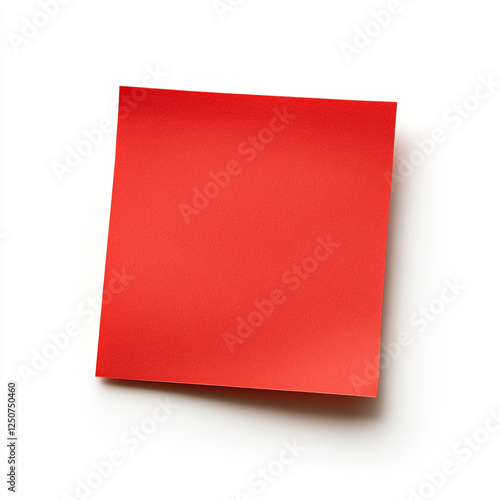 Free Download Red sticky post it note isolated on the white background. - GFXLoad