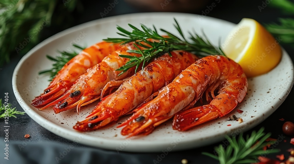 Fresh, cooked shrimp piled together, Fresh, cooked shrimp piled together,
