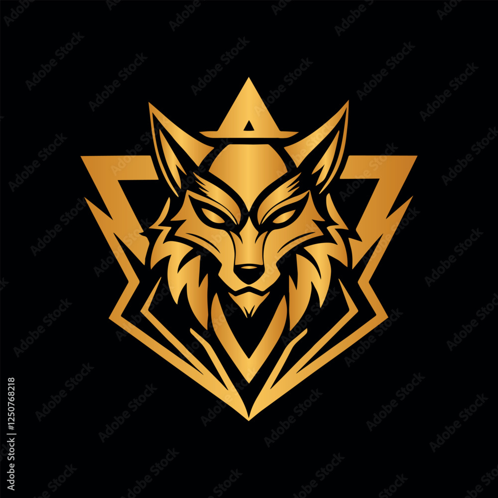 Obraz premium wolf logo