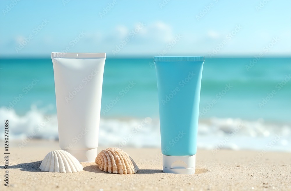 sunscreen on the beach sunscreen on the beach