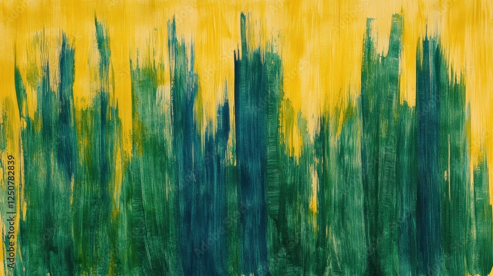 Abstract Green and Yellow Textured Background for Creative Use
