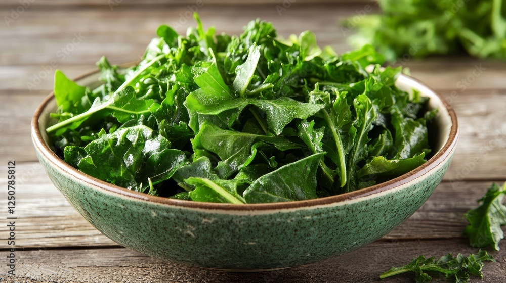 A bowl full of colorful, fresh salad vegetables and verdant greens. A bowl full of colorful, fresh salad vegetables and verdant greens.