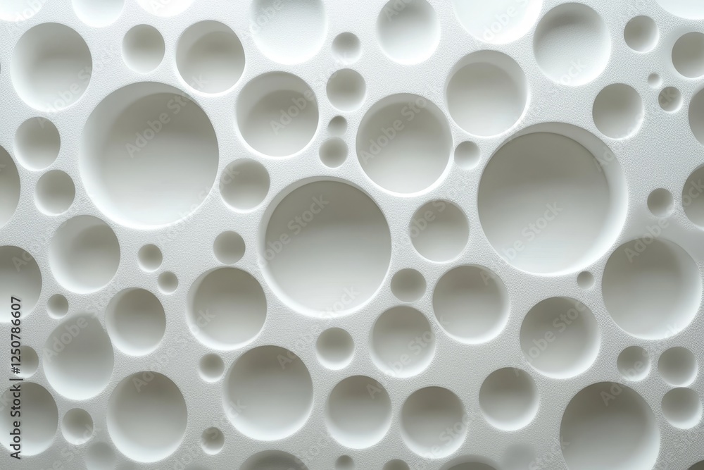 Abstract 3D White Background, Generative AI Abstract 3D White Background, Generative AI
