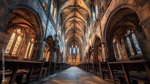 Germany, Nuremberg architecture buildings and travel landmarks, vector churches. St Sebalduskirche or Saint Sebaldus Church, Frauenkirche Church of Our Lady, Sankt Lorenzkirche and Nassauer Haus photo