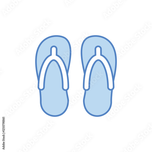 Flip-flops vector icon