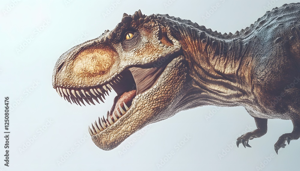 Obraz premium Tyrannosaurus Rex Profile Powerful Prehistoric Predator