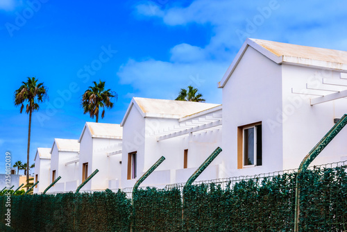 Sunny streets of Corralejo photo