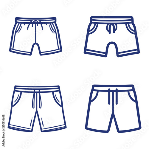 groups of pents in one frame logo, vector file 