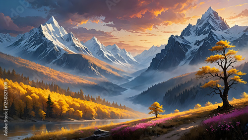 Abstraktion Die Unendlichkeit des Pulses der Natur 16х9. Hintergrund für das Design 1.