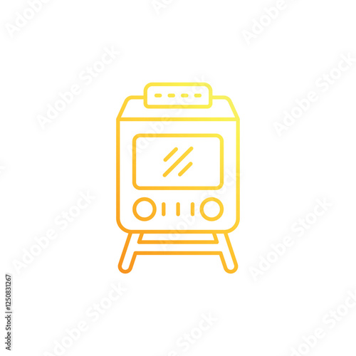 Train vector icon