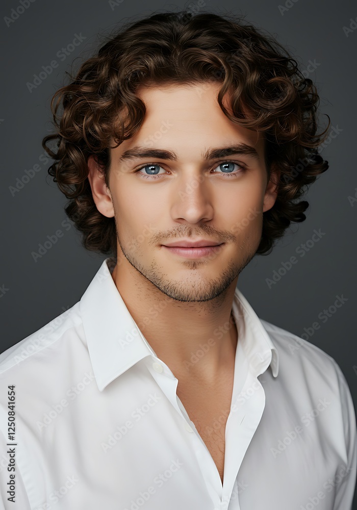 portrait of a handsome young man portrait of a handsome young man