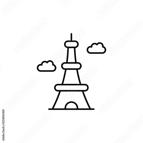 Landmark vector icon
