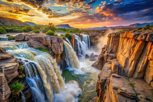 Augrabies Falls: Witness raw power and stunning beauty in breathtaking candid photos of South Africa's dramatic landscape. photo