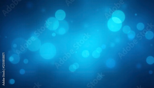 Abstract blue bokeh background