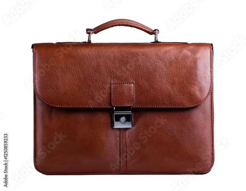 Obraz na płótnie brown leather briefcase isolated w salonie