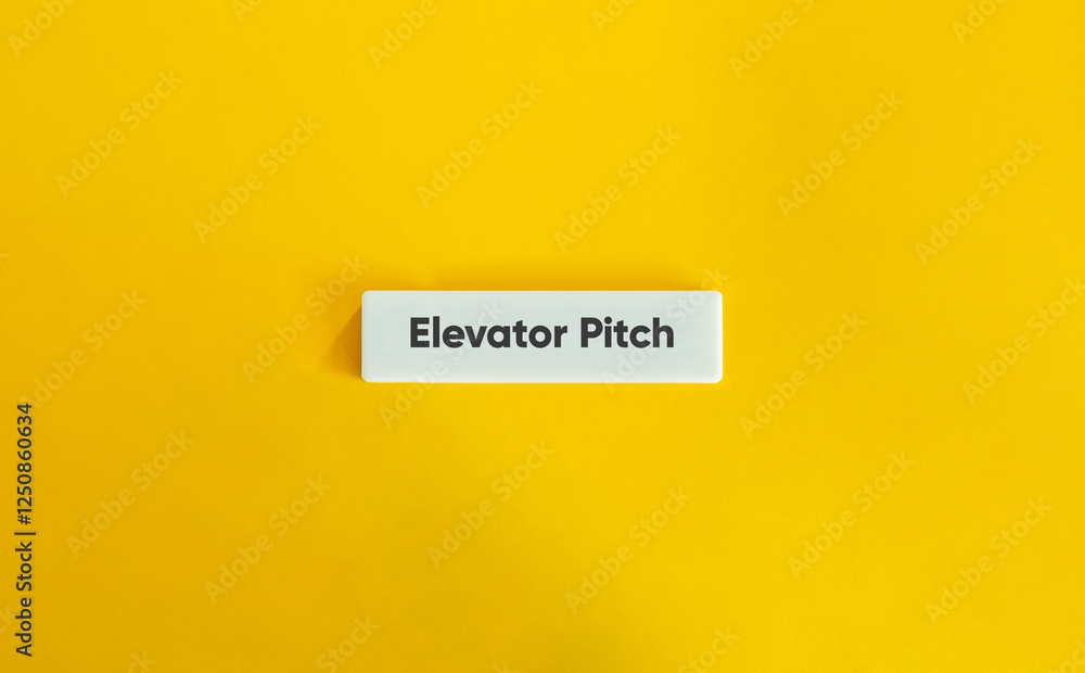 Elevator Pitch Banner and Concept Image. Elevator Pitch Banner and Concept Image.