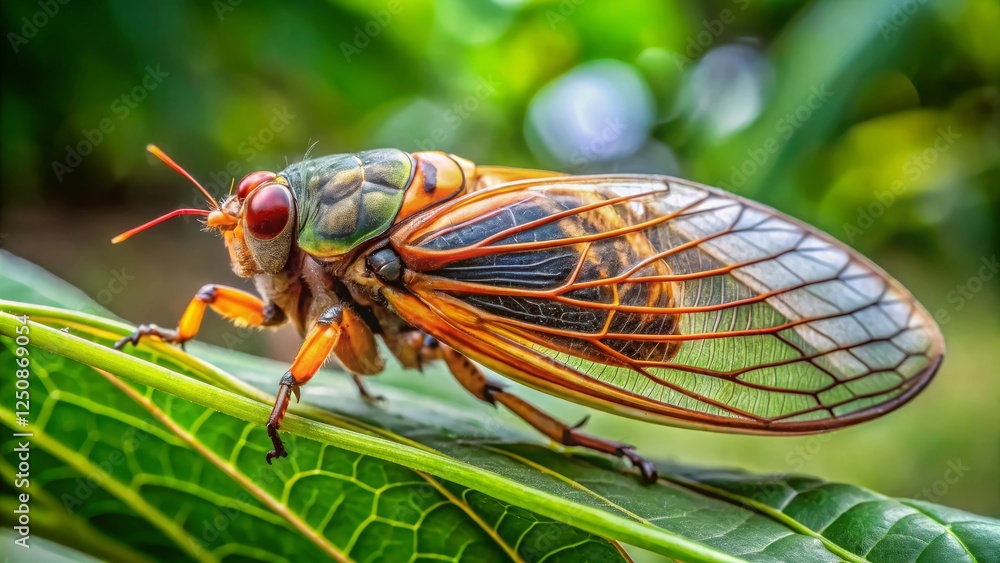 Cicada life cycle observation forest habitat macro photography vibrant nature close-up view insect behavior Cicada life cycle observation forest habitat macro photography vibrant nature close-up view insect behavior