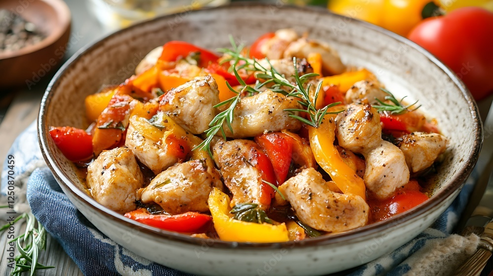 Food springs rolls with chicken and vegetables Food springs rolls with chicken and vegetables