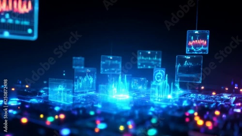 Advanced AI Technology Video Background