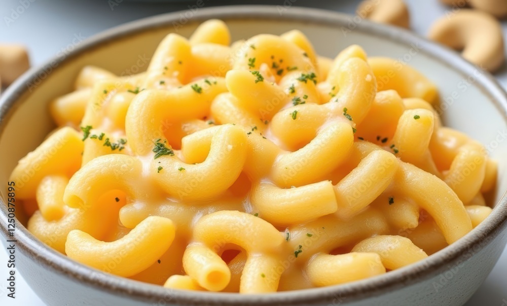 Creamy macaroni and cheese in a bowl Creamy macaroni and cheese in a bowl