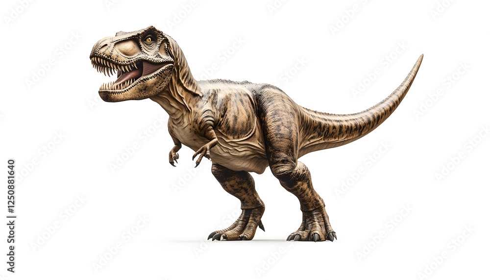 Tyrannosaurus Rex Dinosaur Isolated on White Background Tyrannosaurus Rex Dinosaur Isolated on White Background
