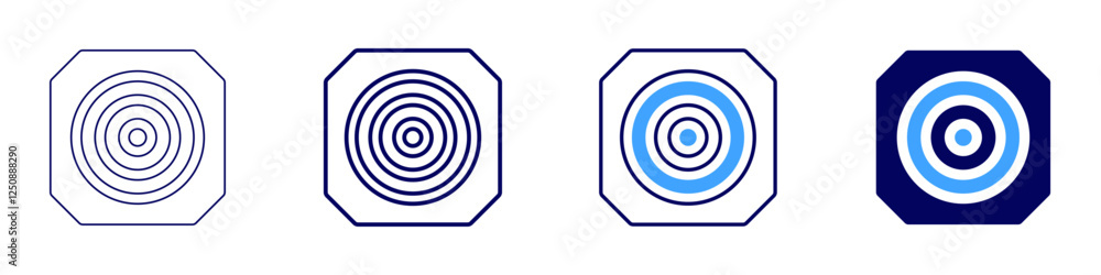 Personal goal icon in 4 different styles. Thin Line, Line, Bold Line, Duotone. Duotone style. Editable stroke Personal goal icon in 4 different styles. Thin Line, Line, Bold Line, Duotone. Duotone style. Editable stroke