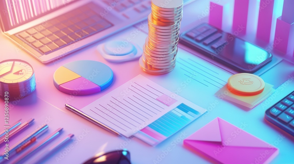 Financial planning and budgeting concept, analyzing company income, expenses, and annual strategic plan, business and finance Financial planning and budgeting concept, analyzing company income, expenses, and annual strategic plan, business and finance