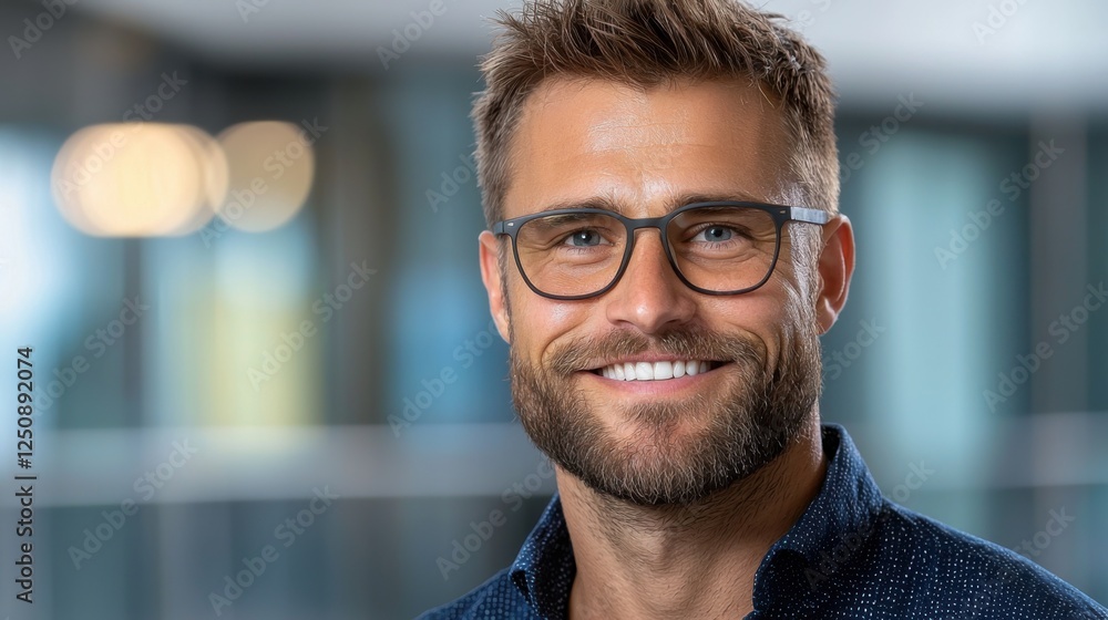 Portrait of a Cheerful and Confident Young Professional Man Wearing Smart Corporate Clothing and Smiling Directly at the with a Positive Expression Portrait of a Cheerful and Confident Young Professional Man Wearing Smart Corporate Clothing and Smiling Directly at the with a Positive Expression