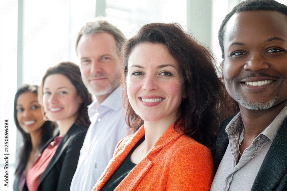 A group of people standing together, possibly friends or colleagues, in a casual setting A group of people standing together, possibly friends or colleagues, in a casual setting