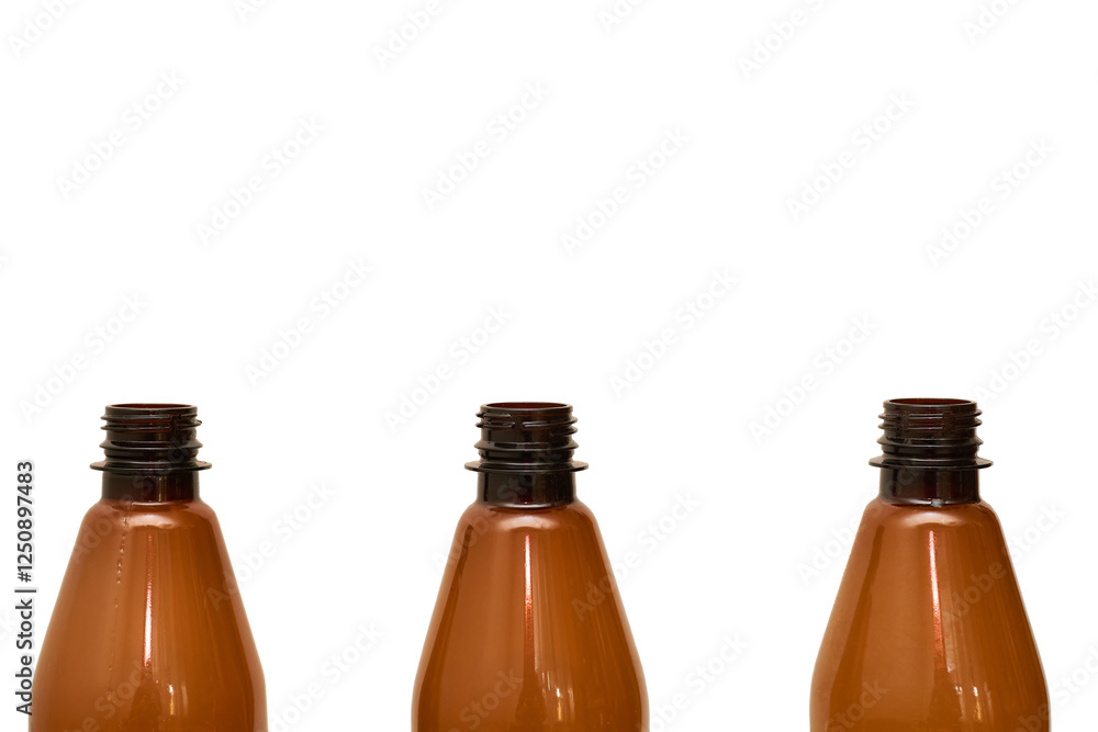Plastic brown bottles with for beer, lemonade, ale, malt,detergent Plastic brown bottles with for beer, lemonade, ale, malt,detergent