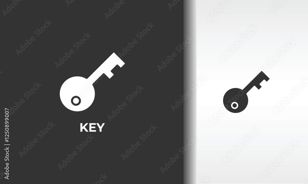 Key Vector, Icon Or Logo Sign Isolated Symbol Illustration Key Vector, Icon Or Logo Sign Isolated Symbol Illustration