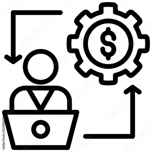 Self Employed Outline Icon