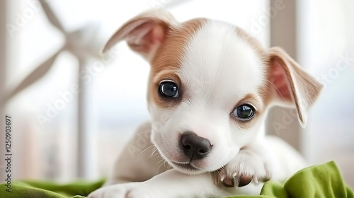 Adorable Puppy: A Heart-Melting Portrait of a Small Dog