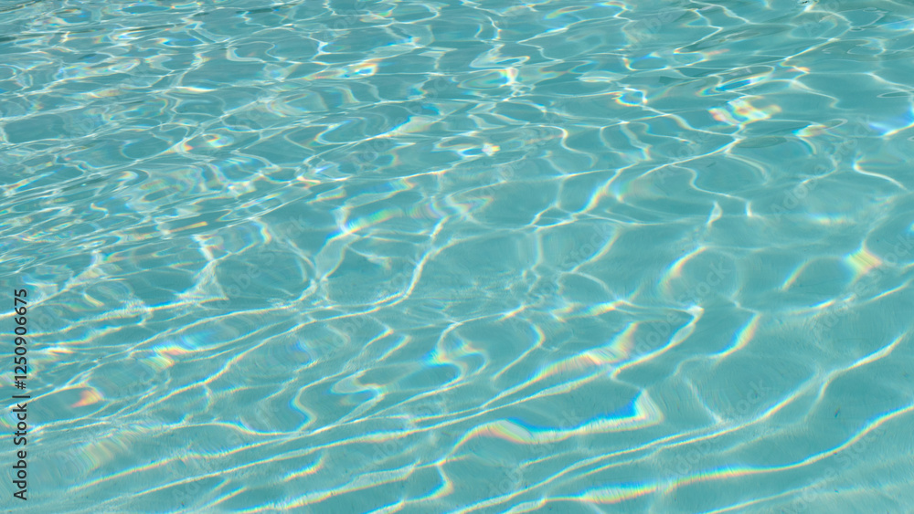 Texture of a sheet of water in a swimming pool Texture of a sheet of water in a swimming pool