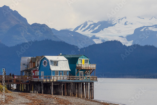 Quadro su tela Homer. Kenai Peninsula, Alaska, EEUU