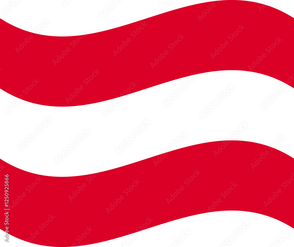 Waving Austrian Flag Stripes Illustration Waving Austrian Flag Stripes Illustration