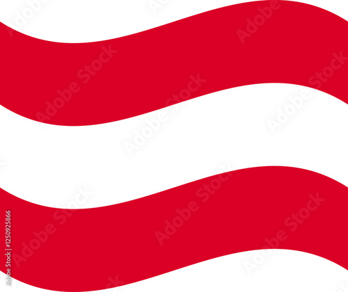 Free Download Waving Austrian Flag Stripes Illustration - GFXLoad