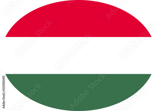 Free Download Hungarian Flag Oval Icon - GFXLoad