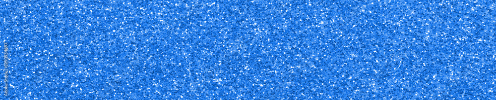 Obraz premium BLUE GLITTERY sparkling background with bright reflections and many small lights