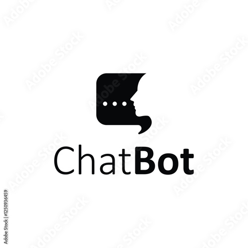 chat bot logo vector